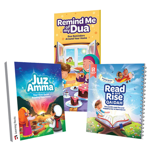 Read & Rise + Remind Me of My Dua + Juz Amma: Your First Quran Reading Experience)