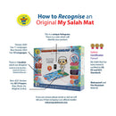 My Salah Mat for Kids – Smart Interactive Prayer Mat for Learning Salah, Surah, Wudu & Duas, 10 Languages, 25 Touch Keys (Blue, Returned: Like New)