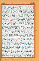 Holy Qur'an with Color Coded Tajweed Rules (Medium Size,13 Lines, without Box)