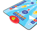 My Salah Mat for Kids – Smart Interactive Prayer Mat for Learning Salah, Surah, Wudu & Duas, 10 Languages, 25 Touch Keys (Blue)