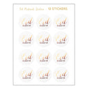 Eid Mubarak Foil Stickers - Gold