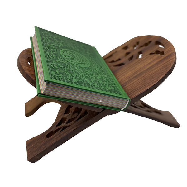 Holy Quran - Spectrum colors (Colors May Vary) ( 5.5 * 7.8) with Quran Holder (13 * 7)