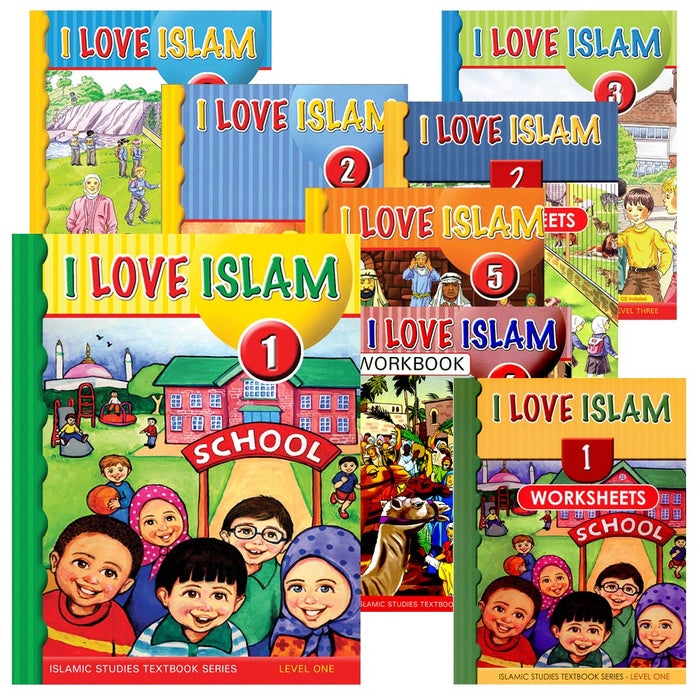 I Love Islam (Set of 10 Books without Teacher Books)