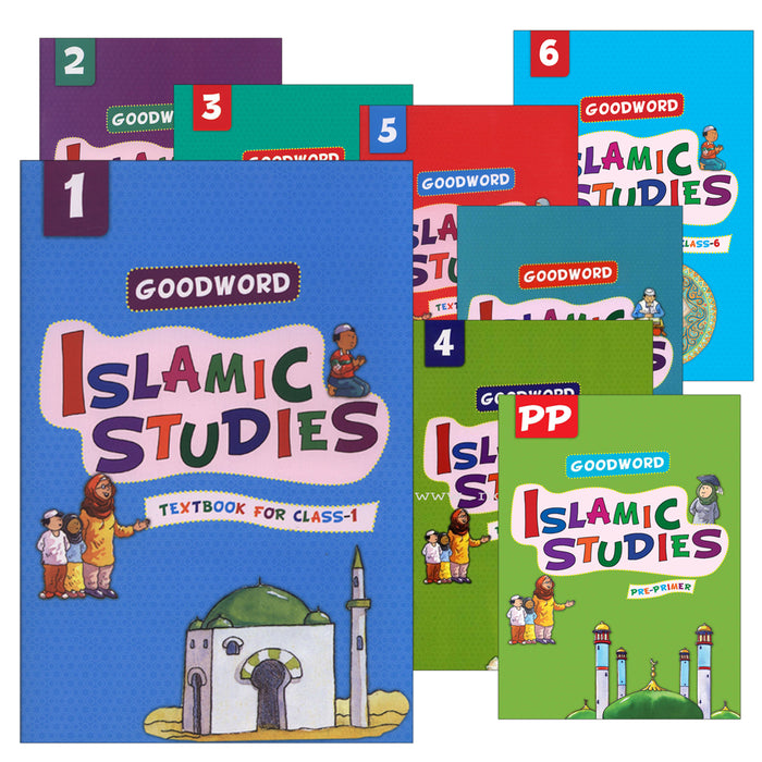 Goodword Islamic Studies: Pre-K to 6 Levels (Set of 8 Books)