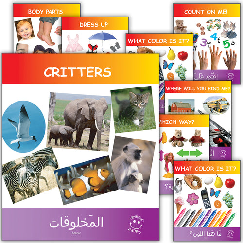 Learning Props English-Arabic Books (Set of 10 Books)