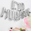 Eid Mubarak Foil Balloon Kit - Silver