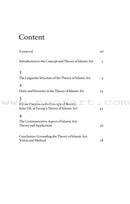 The Theory of Islamic Art: Aesthetic Concept and Epistemic Structure