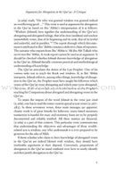 Contemporary Approaches to the Qur'an and Sunnah