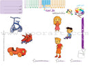 Garden of Colors (Set of 4 Books and 4 Collections of Educational Cards)