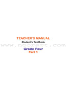 ICO Islamic Studies Teacher's Manual: Grade 4, Part 1