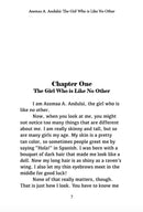 Assmaa A. Andulsi: The Girl Who is Like No Other