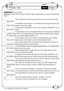 Learning Islam Worksheets: Level 2 (7th Grade)