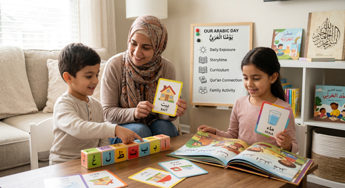 How to Teach Kids Arabic at Home: A Simple System That Actually Works