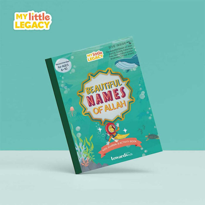 Beautiful Names of Allah, Kids Journal and Activity Book