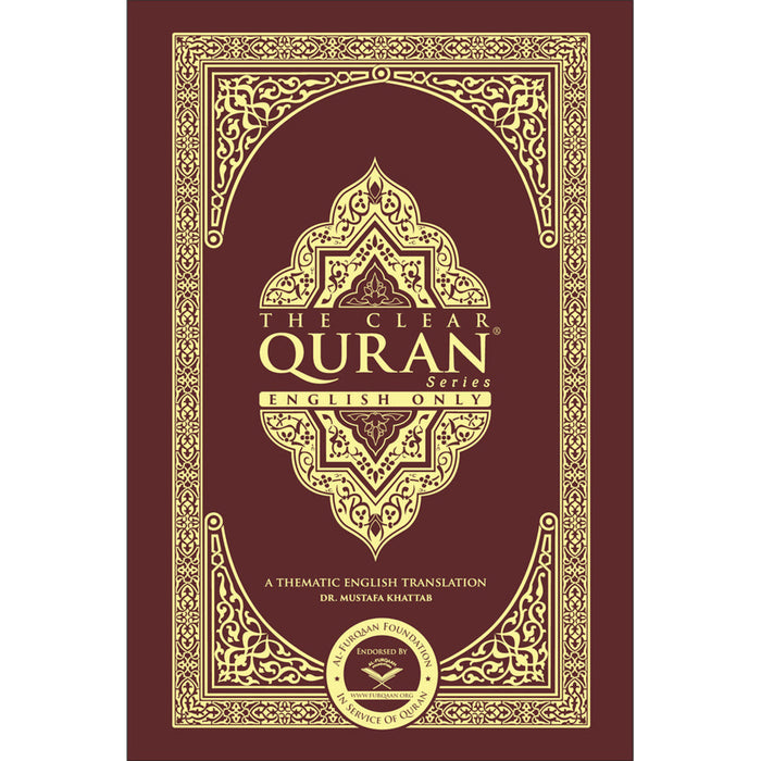 The Clear Quran with Thematic English Translation- Paperback (3.7" x 5.7")