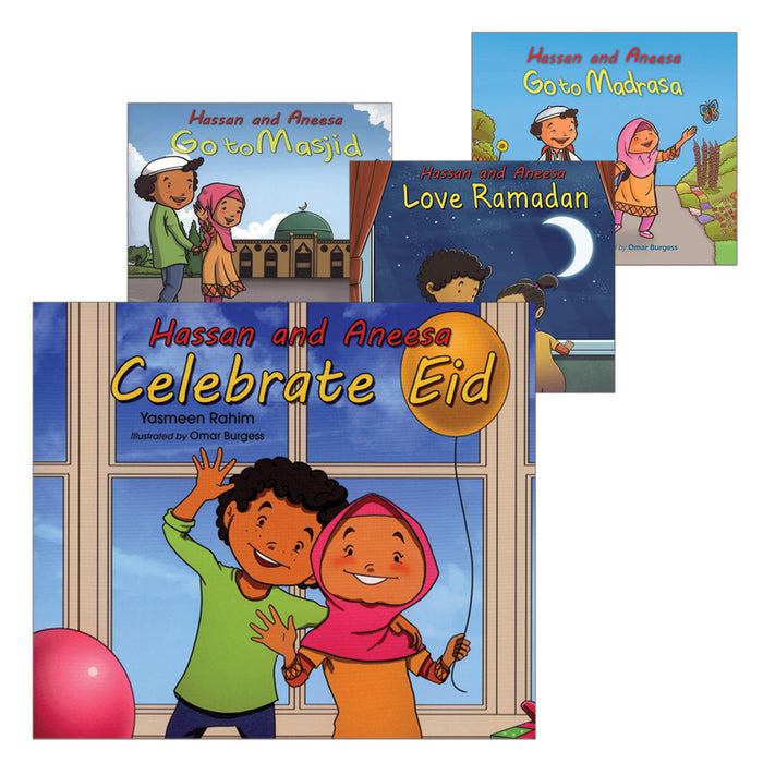 Hassan and Aneesa Stories (Set of 4 Books)