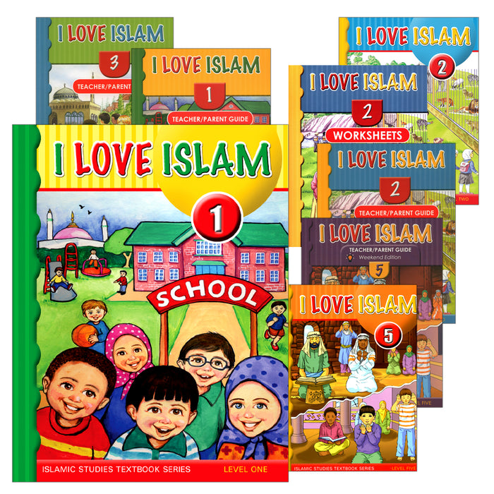 I Love Islam (Set of 9 Books with Teacher Books)