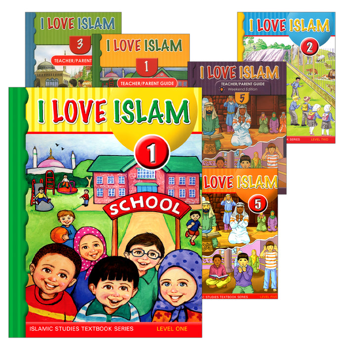 I Love Islam (Set of 6 Books with Teacher Books)