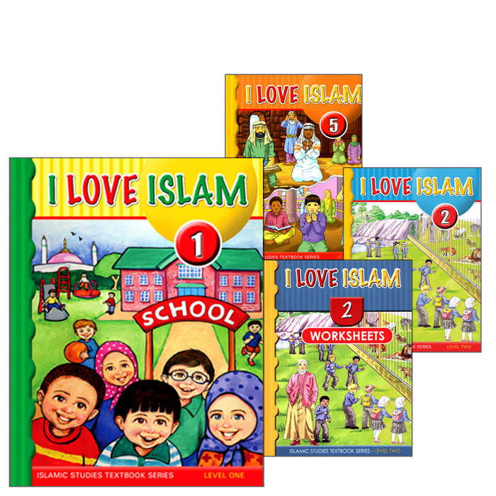 I Love Islam (Set of 4 Books without Teacher Books)