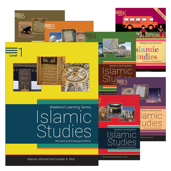 Weekend Learning Islamic Studies: Levels K-6 (Set of 7 Books, Without Teacher's Manuals)