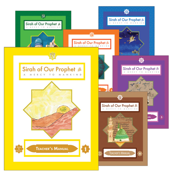 Sirah of our Prophet Teacher's Manual: Levels (1-6) (Set of 6 Books)