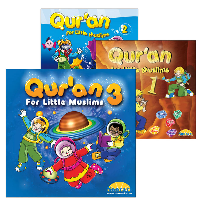 Qur'an for Little Muslims Audio contents Online Live stream (Set of 3 Audios)