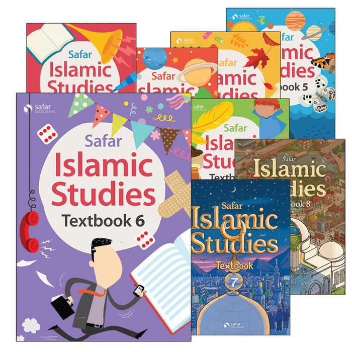 Safar Islamic Studies (Set of 16 Books without Teacher Books)