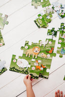 Arabic Alphabet Blocks: At the Zoo (136 pieces) لعبة المكعبات العربية في حديقة الحيوان