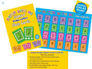 Double Sided A5 Size Flash Cards + Free A2 Size Poster