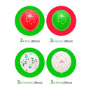 Eid Mubarak Balloons - Watermelon Decoration Latex Balloons