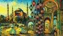 Ottoman Splendor: Blue Mosque Puzzle of Istanbul Turkey
