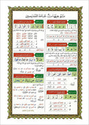 Al-Qaidah An-Noraniah (Juz Amma with Surah Al-Fatihah, Size: 8" x 11") القاعدة النورانية وتطبيقاتها على جزء عمّ مع سورة الفاتحة لتعليم المبتدئين