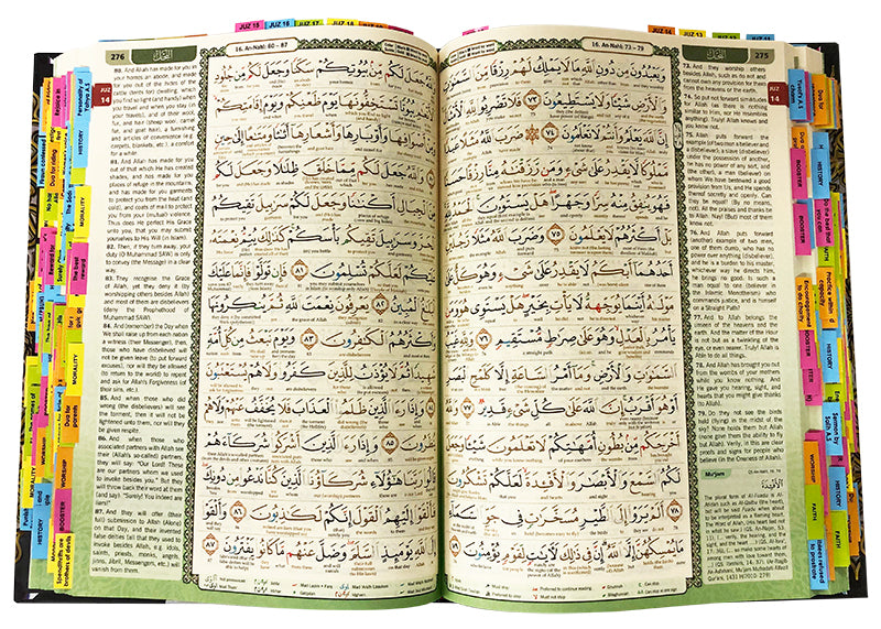 Al-Quran Al-Karim: The Noble Quran with 200 Verse Tags and