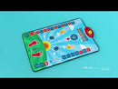 My Salah Mat for Kids – Smart Interactive Prayer Mat for Learning Salah, Surah, Wudu & Duas, 10 Languages, 25 Touch Keys (Blue)