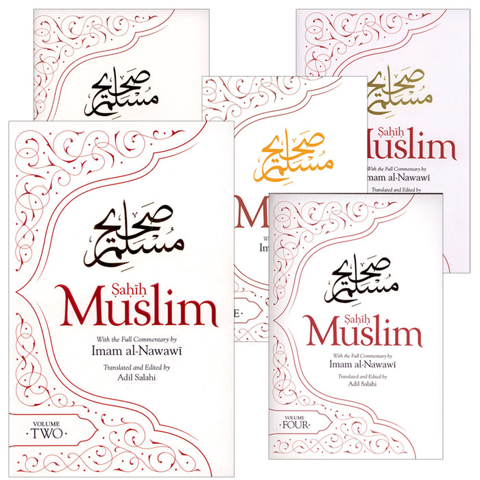 Sahih Muslim With the Full Commentary (Set of 5 Books)