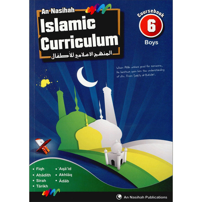 An Nasihah Islamic Curriculum Coursebook 6 Boys