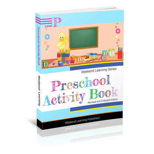 Preschool Activity Book Weekend Learning Series كتاب النشاط