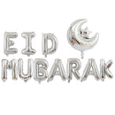 Eid Mubarak Foil Balloon Kit - Silver