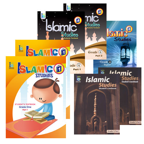 ICO Islamic Studies Series without Teacher Guides 1-12 levels. (Set of 36 Books)