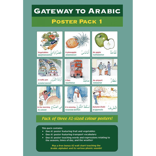Gateway to Arabic Poster Pack One (3 Posters)