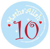 Masha'Allah Birthday Badge (Red, Age 10)