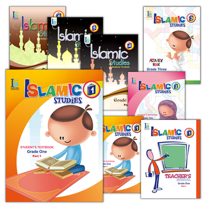 ICO Islamic Studies Series With Teacher Guides 1 - 6 levels. (Set of 36 Books)