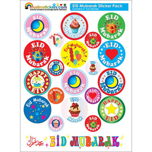 Eid Mubarak Sticker Pack (128 Stickers)