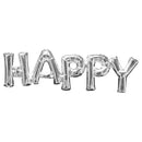 Mega Silver Foil Balloons - Letters