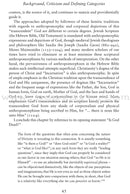 Anthropomorphic Depictions of God: The Concept of God in Judaic, Christian and Islamic Traditions