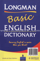 Longman Basic Dictionary (English - English - Arabic) (معجم لونجمان الاساسي (انجليزي - انجليزي - عربي