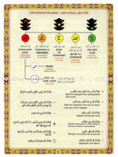 The Last Three Parts of the Glorious Qur'an (Color-Coded Tajweed Rules)