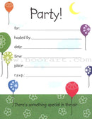 Flying High Party Invitation