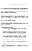 Answers to Frequently Asked Questions on Parenting: Part 3