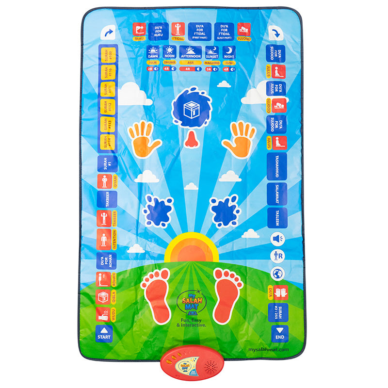 My Salah Mat (Original) - Educational Interactive Prayer Mat - With Free  Gift of One-Year Subscription to Noorart App